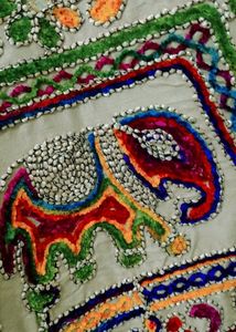Boho Elephant Embroidered Bag