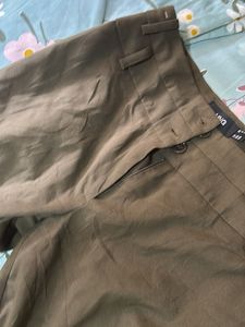 MANGO BRAND OLIVE BOOTCUT PANTS