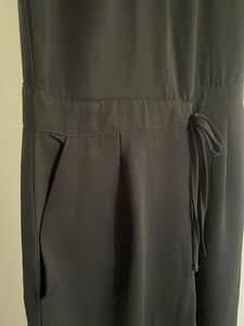 Sleek Black Sleeveless Jumpsuit