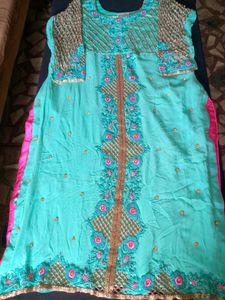 3Set Kurta Heavy Dupatta With Pant Type Plazo😍✅