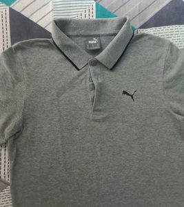 Puma Grey Polo T-Shirt