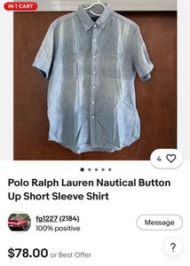 Polo Ralph Lauren Men's Denim Shirt