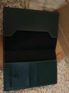Messy Corner Forest Green Passport Cover