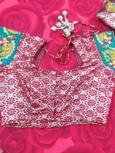 Designer Saree Cum Lehanga