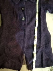 Vintage Purple Wool Coat