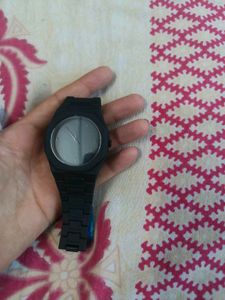 Sleek Black Analog Watch