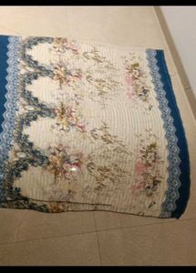 Elegant Floral Print Dupatta