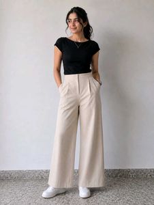 Women Beige Trousers
