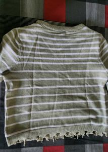 Stylish Striped Knitted Sweater