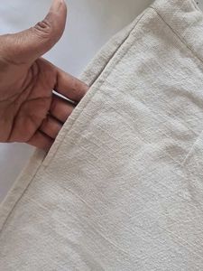 PRICE DROP : Elegant White Cotton Kurta wirh pant