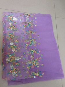 Lavender Colour Sari