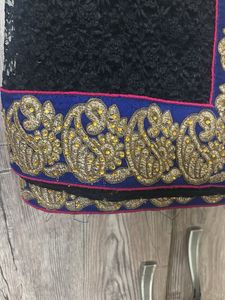Elegant Black Saree