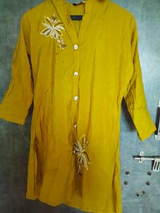 Yellow Kurta Set with Pants
