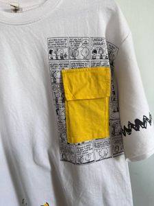 White Peanuts Graphic T-Shirt