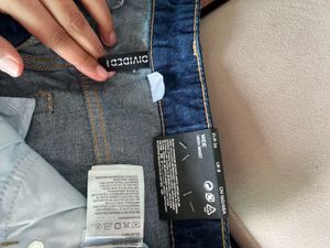 h&amp;m Dark Wash high waist Wide Leg Jeans