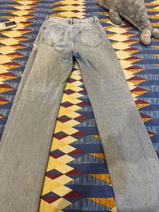 Light Wash Ripped Denim Jeans