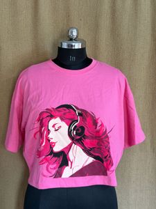 Cute Pink Graphic T-Shirt