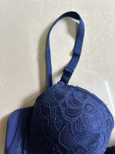 Blue Lace Bra