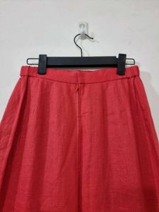 Red Midi Skirt