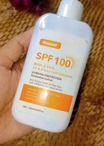 SPF 100 Sunscreen Lotion