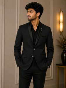 Size XXL  Men's Stylish Black Blazer