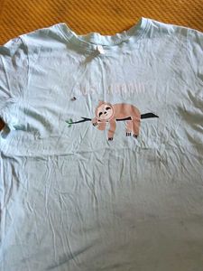 Cute Sloth Graphic T-Shirt