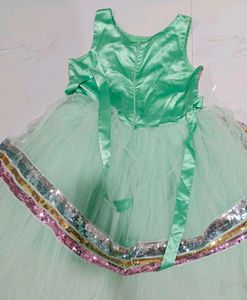 Toyballoon Mint Sequin Party Dress upto 10 years
