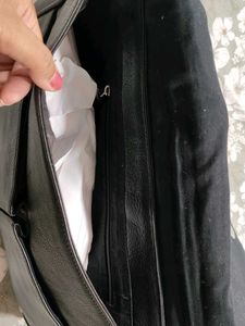 Stylish Two-Tone Crossbody Bag