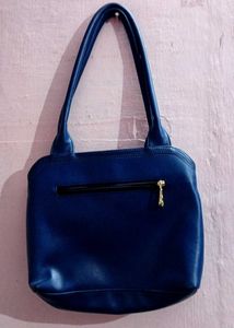New Chic Blue leather Handbag