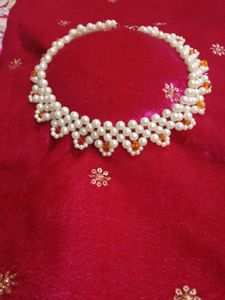 Beaded Necklace and Earring Set