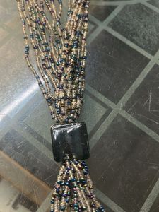 Bohemian Beaded Statement Necklace
