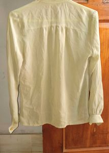 Sheer green shirt