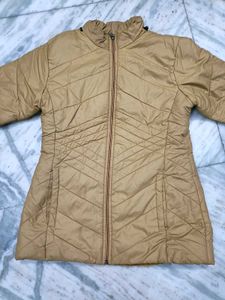 Tan Quilted Padded Jacket