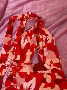 Floral Halter Dress
