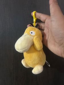 adorable Pokemon Psyduck plush keychain featuring