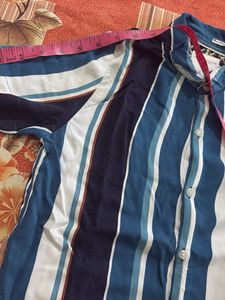 kids Striped Short Sleeve Shirt