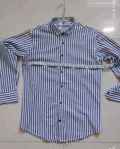 Blue &amp; White Striped Shirt