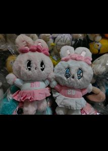 Combo Of Kawaii Cartoon Rabbit Plush Doll