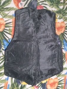 Vintage Leather Patchwork Vest