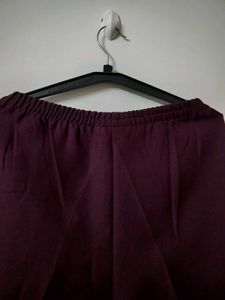 Comfortable Maroon Ethnic Pants
