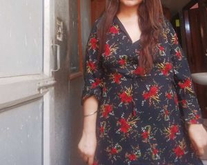 Floral Print Midi Dress
