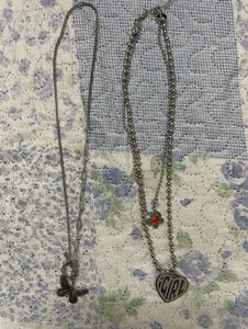 Necklace Set: Butterfly & Heart