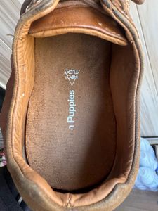 Hush Puppies Zeal Derby/Boat Brown Leather Sneaker