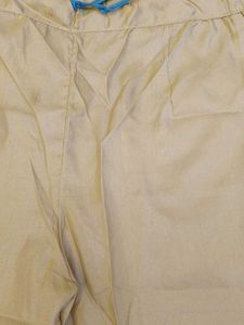 Elegant Beige Palazzo Pants