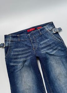Y2K low rise wide leg jeans