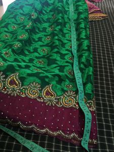 👰 : Heavy Work Lehenga with FREE chuda