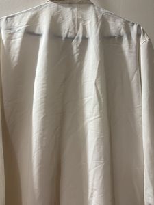 Elegant White Ruffle Shirt
