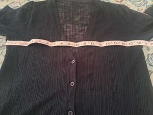 Long Black Cardigan
