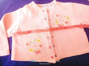 Cute Pink Baby Cardigan