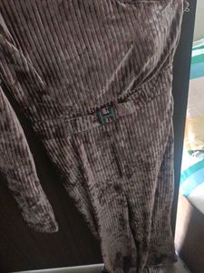 Elegant Velvet Pleated Jumpsuit
